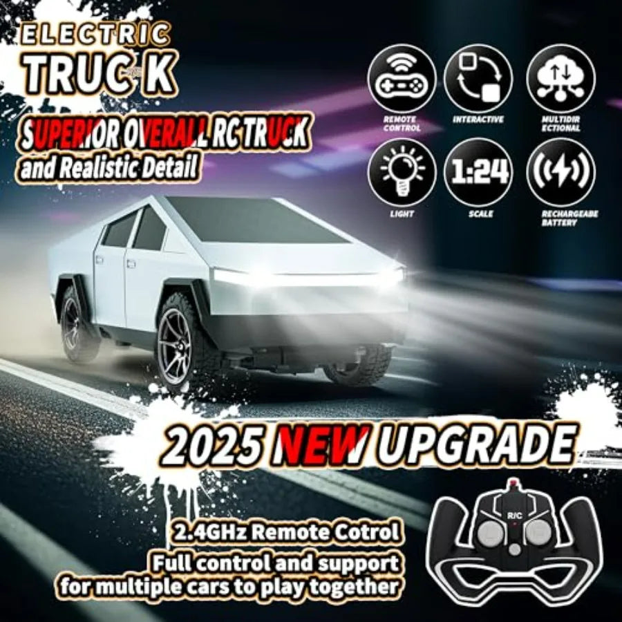 RC Car Toys All Terrain 2.4GHz RC Truck for Boys Aged 3-8, 8-12, Electric Vehicle Truck Toys for,Birthday Gifts for,Boys and Gi