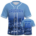 Custom Montenegro Baseball Jersey Personalized Name Number Baseball Shirt with City Skyline for Men Women Youth Kids