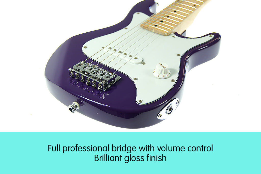 NNEDPE Karrera Electric Childrens Guitar Kids - Purple