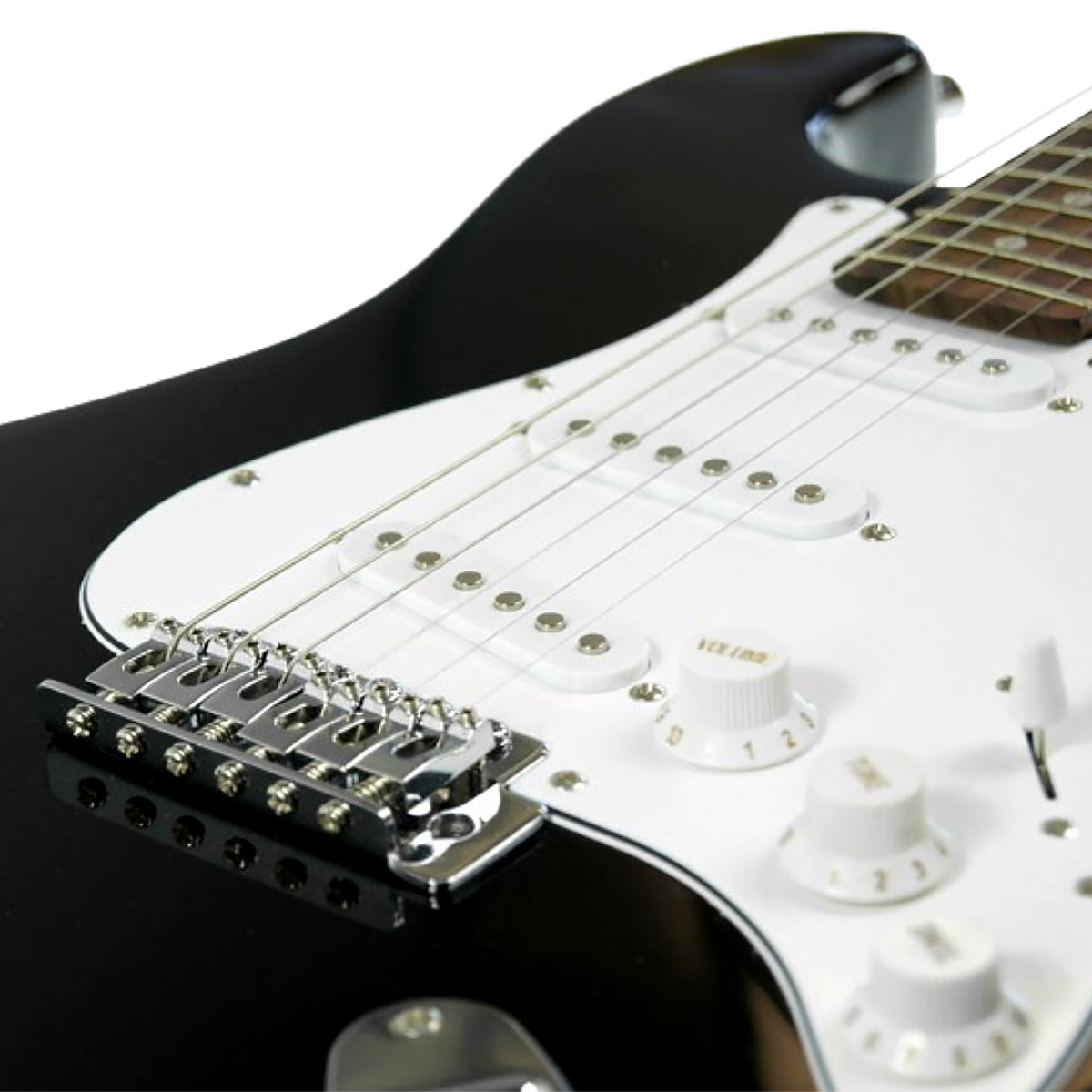 NNEDPE Karrera 39in Electric Guitar - Black