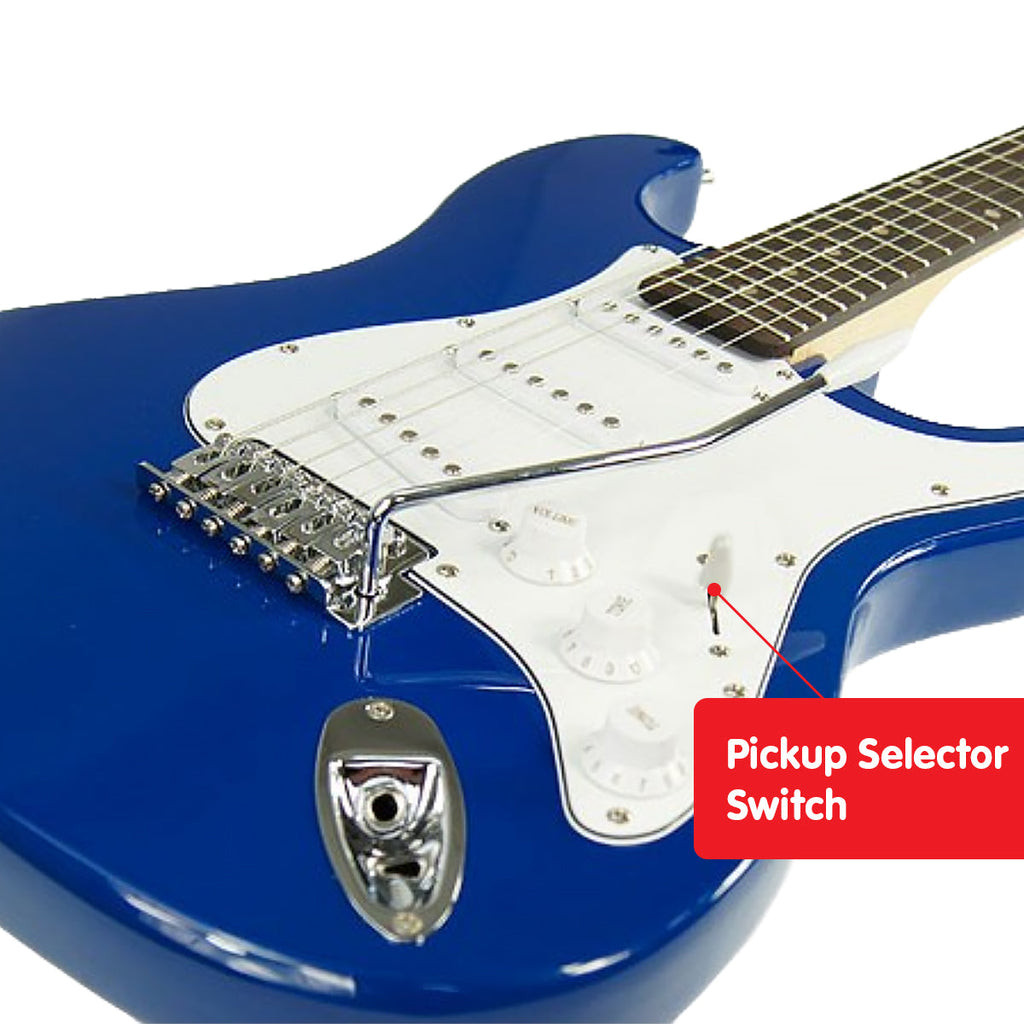 NNEDPE Karrera 39in Electric Guitar - Blue