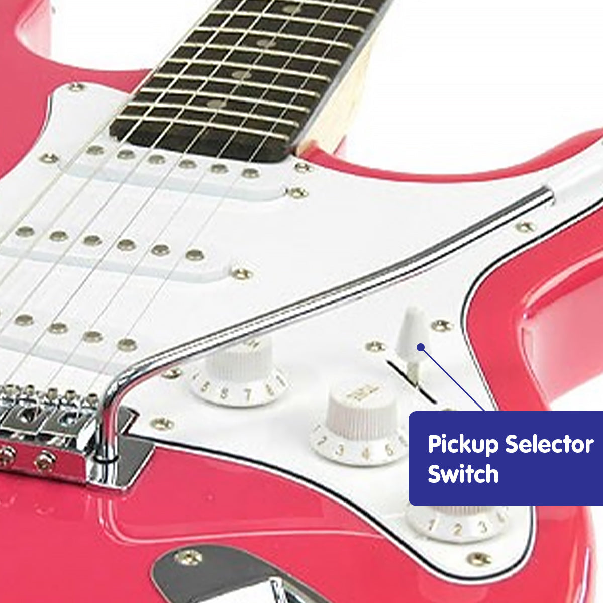 NNEDPE Karrera 39in Electric Guitar  - Pink