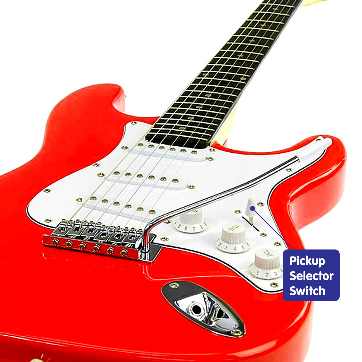 NNEDPE Karrera 39in Electric Guitar - Red