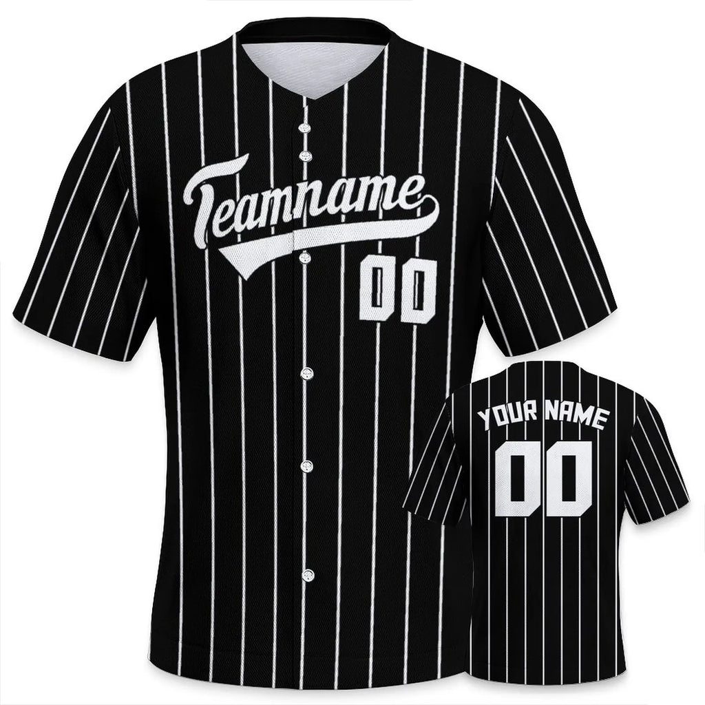 Men's Custom Baseball Jersey Solid Pinstripe Personalized Name Number Printing Fans Gift Baseball Team Shirt for Sportswear