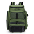 NNETM Fishing Backpack with Rod Holder & Tackle Box