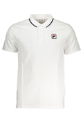 FILA MEN'S WHITE SHORT SLEEVED POLO SHIRT