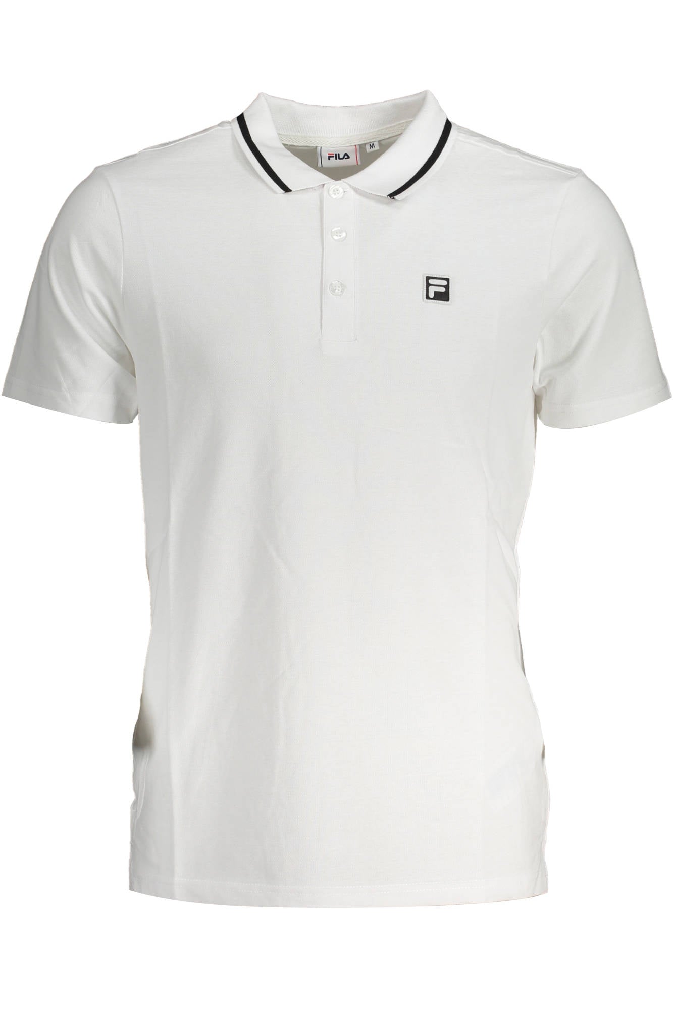 FILA MEN'S WHITE SHORT SLEEVED POLO SHIRT
