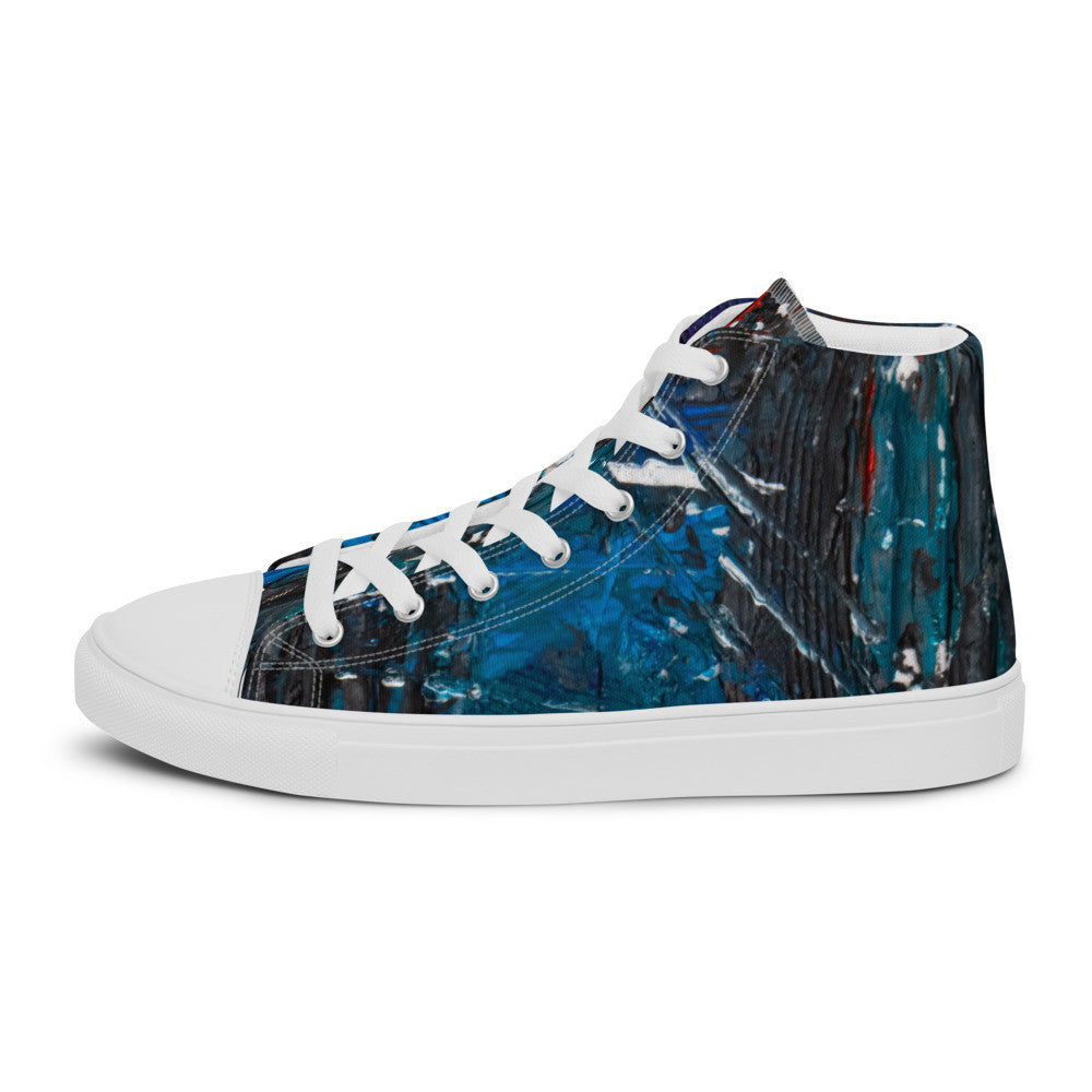 Gianneli Colours Handmade Men’s High Top Canvas Shoes