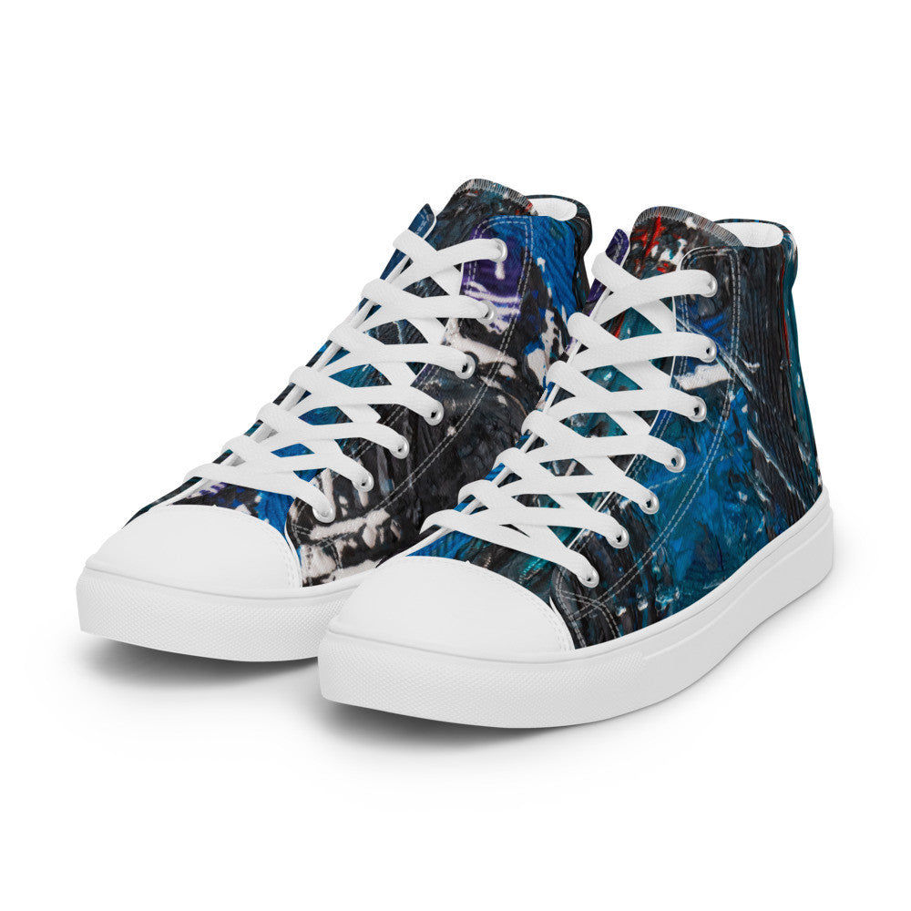 Gianneli Colours Handmade Men’s High Top Canvas Shoes