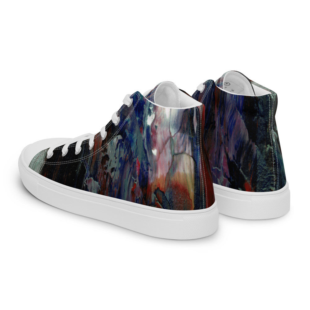 Gianneli Colours Handmade Men’s High Top Canvas Shoes