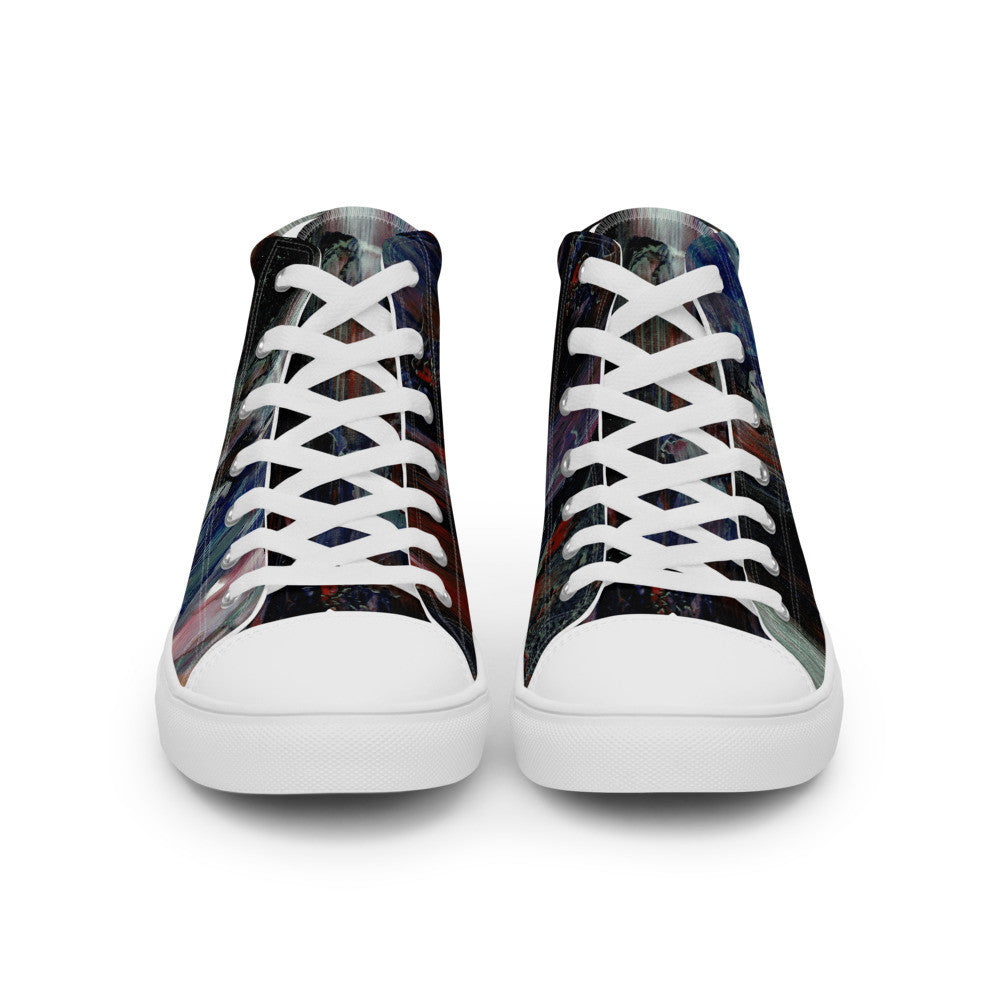 Gianneli Colours Handmade Men’s High Top Canvas Shoes