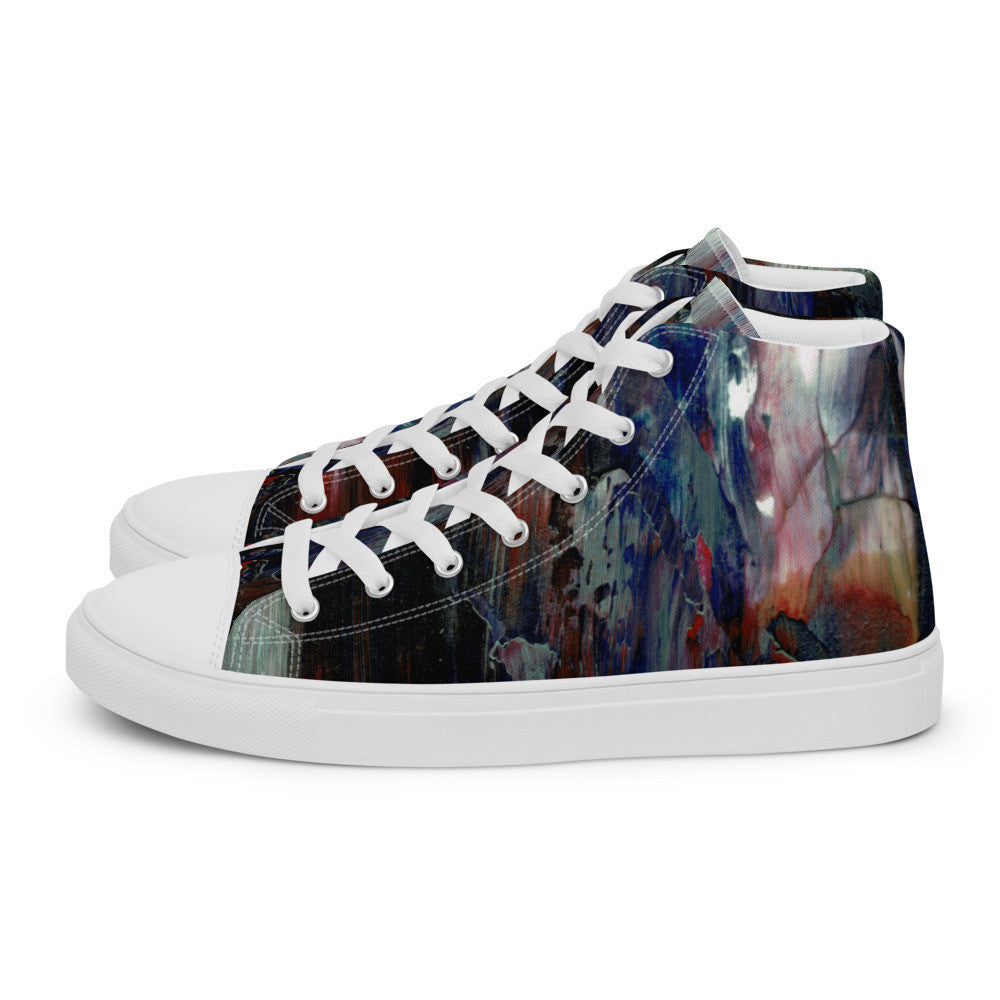 Gianneli Colours Handmade Men’s High Top Canvas Shoes