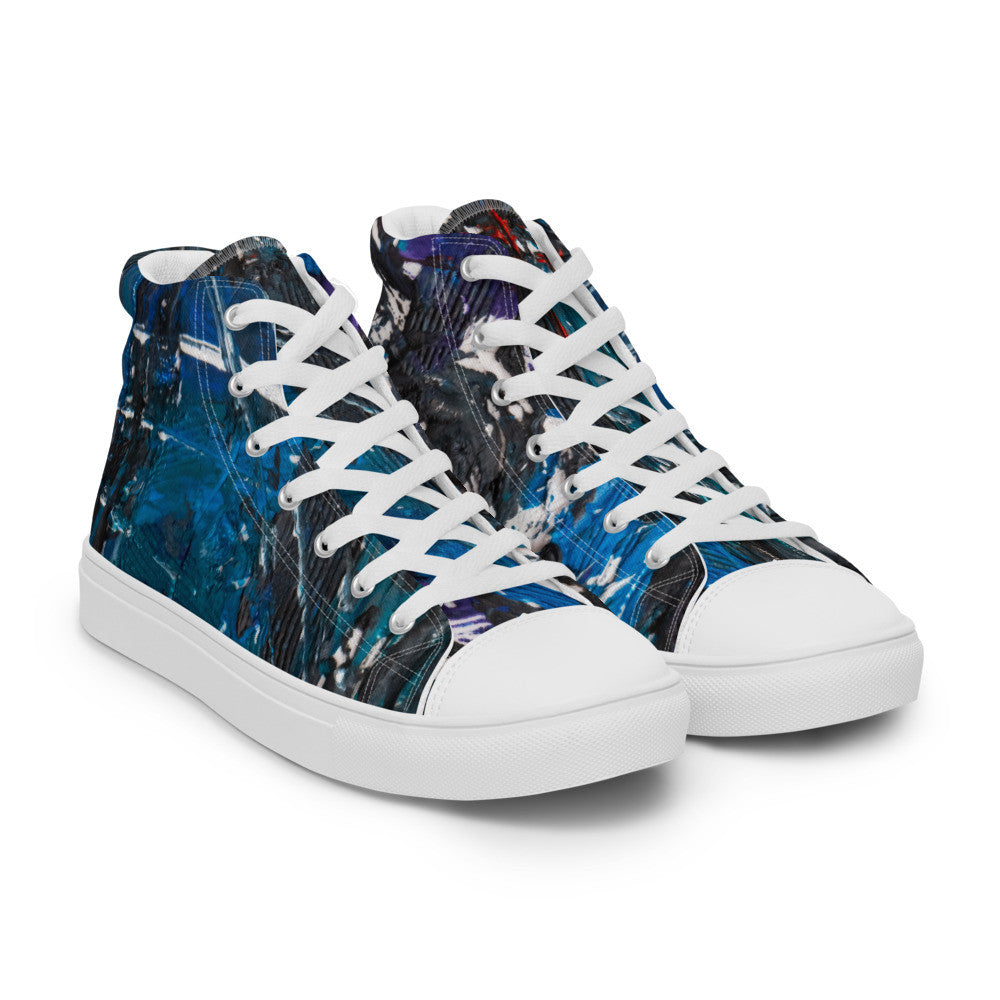 Gianneli Colours Handmade Men’s High Top Canvas Shoes