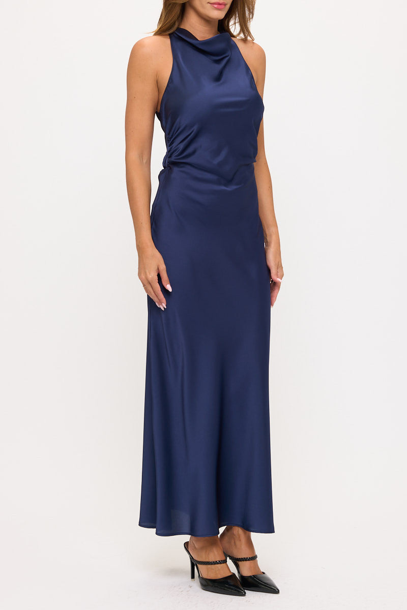 Satin Maxi Dress