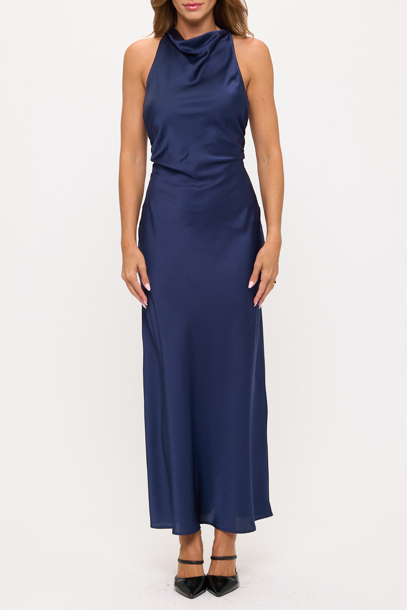 Satin Maxi Dress
