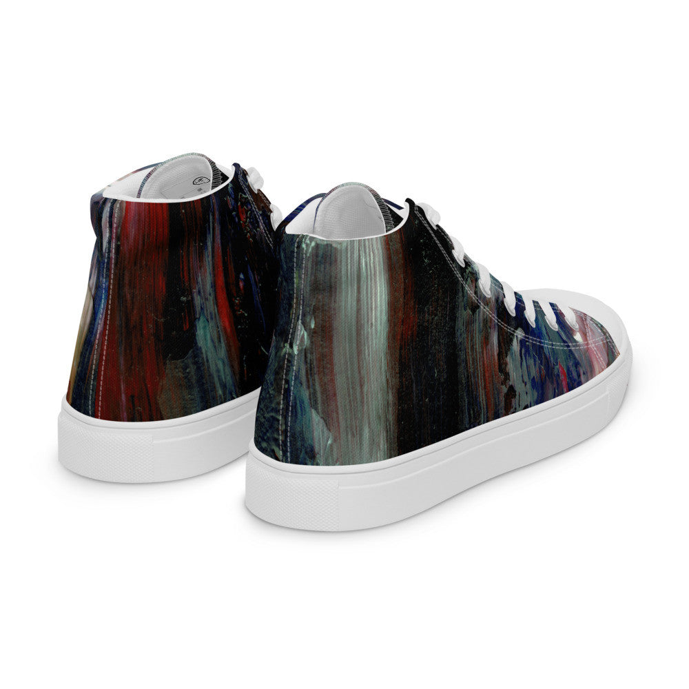 Gianneli Colours Handmade Men’s High Top Canvas Shoes