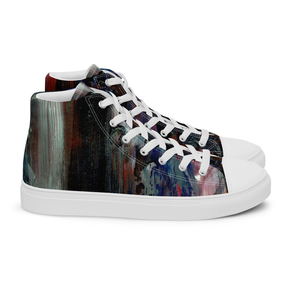 Gianneli Colours Handmade Men’s High Top Canvas Shoes