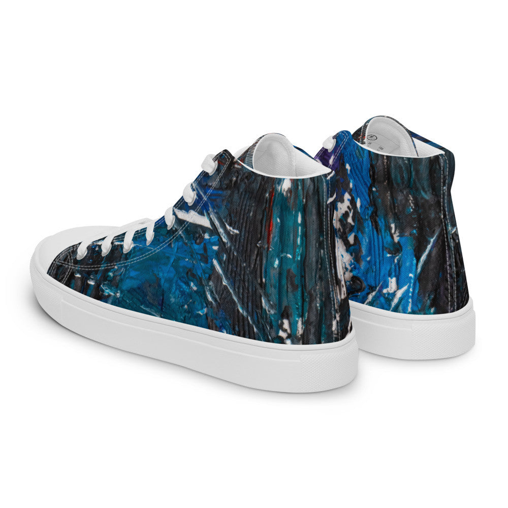 Gianneli Colours Handmade Men’s High Top Canvas Shoes