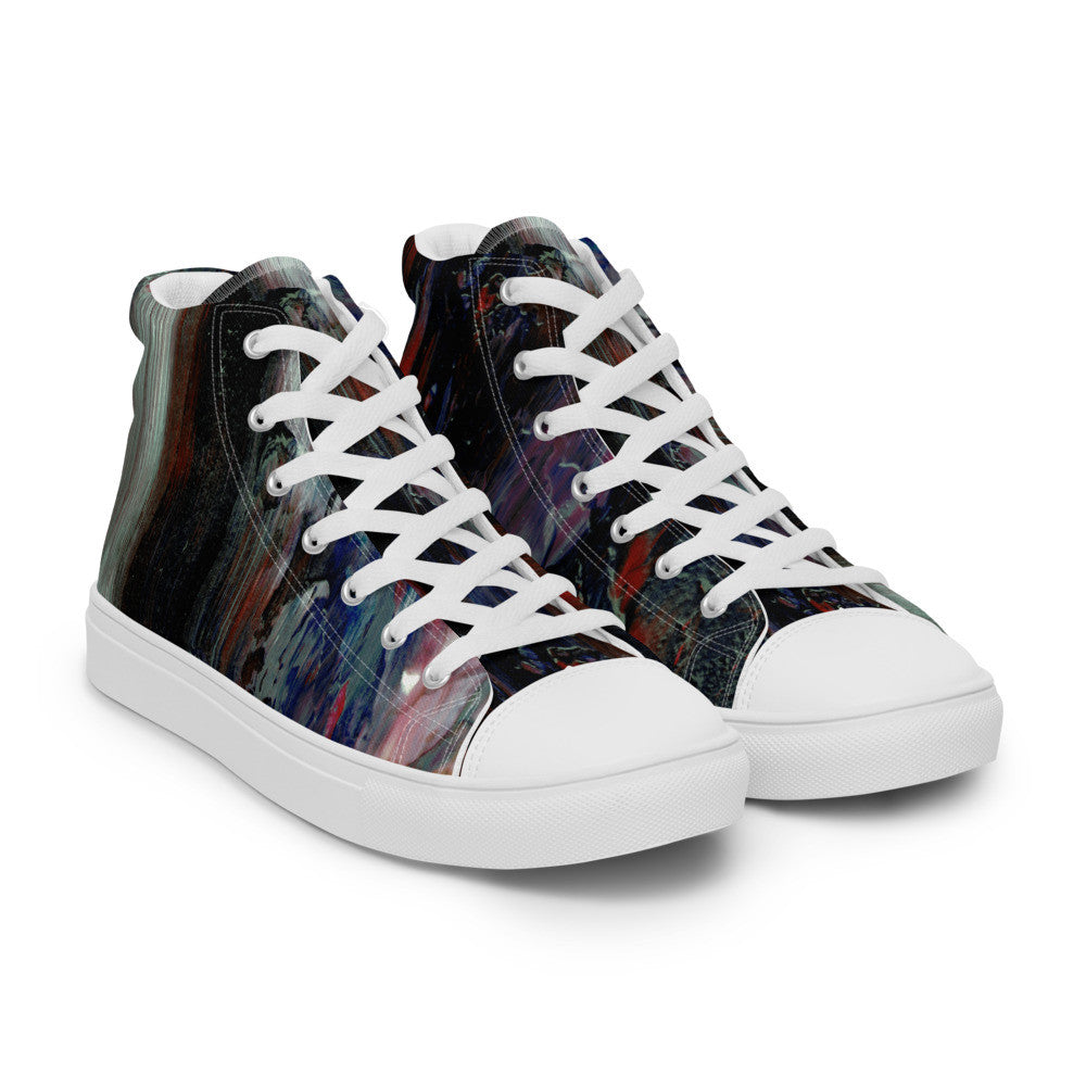 Gianneli Colours Handmade Men’s High Top Canvas Shoes