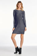 Long Sleeve Knit Mini Dress