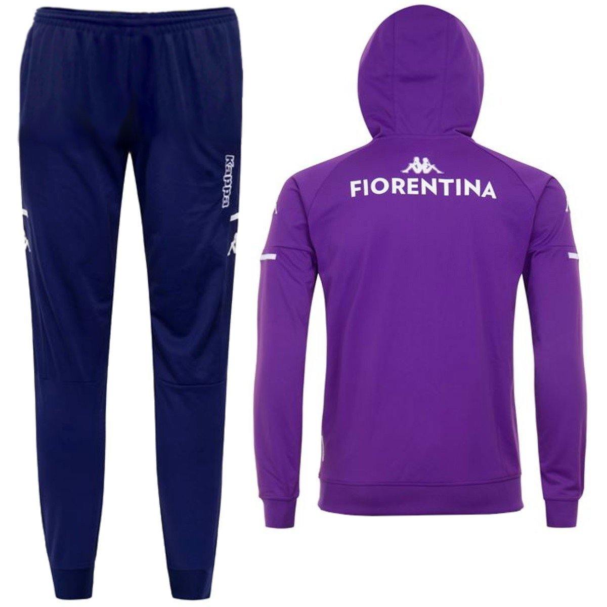 Fiorentina hooded presentation soccer tracksuit 2020/21 - Kappa