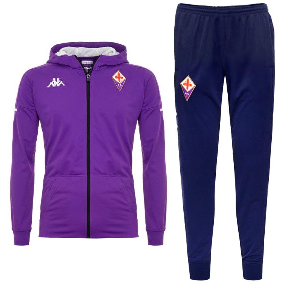 Fiorentina hooded presentation soccer tracksuit 2020/21 - Kappa