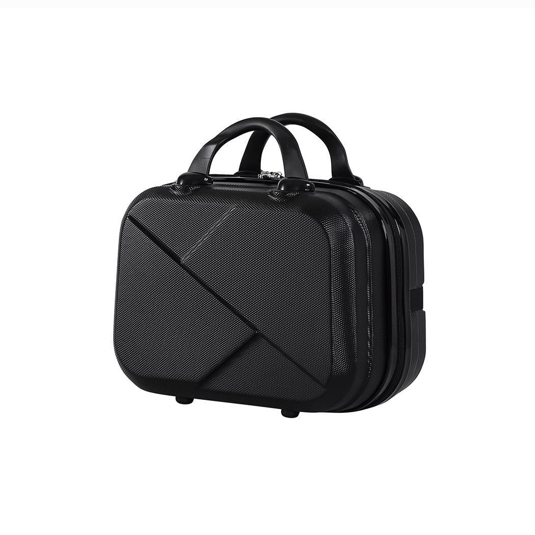 NNEIDS Slimbridge 2pcs 20"Travel Luggage Set Black