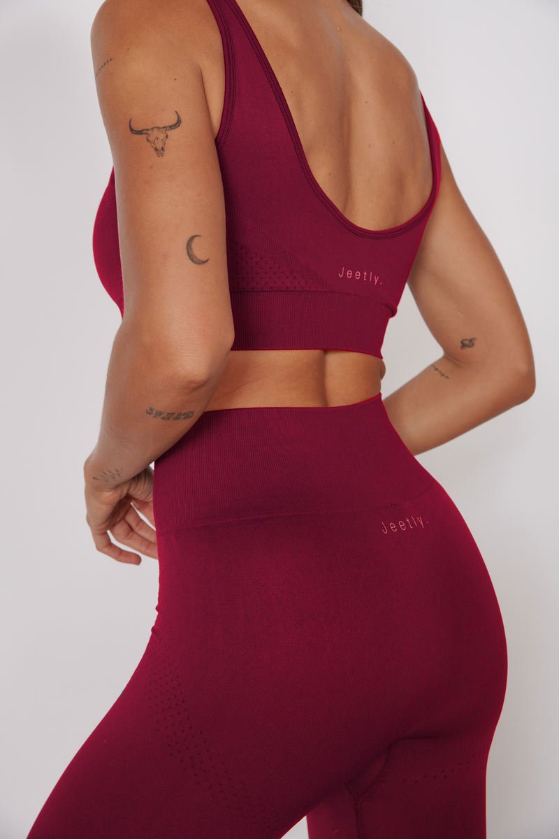 Alice Petite Magenta Seam Free Sports Bra