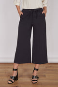 Grace Black Wide Leg Culottes