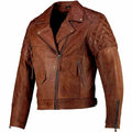 Mens Vintage Brown Leather Jacket