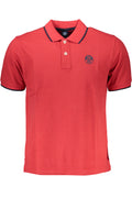NORTH SAILS MEN'S RED SHORT SLEEVED POLO SHIRT