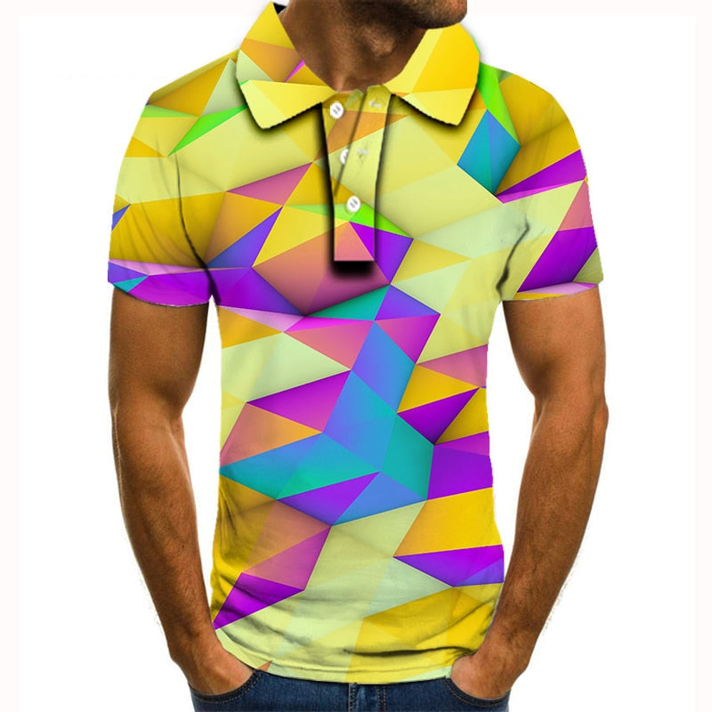 Polo shirt men men clothing polo shirt men Summer Men's Short Sleeve Polo Shirt High Quality Men Printed Polo Shirt