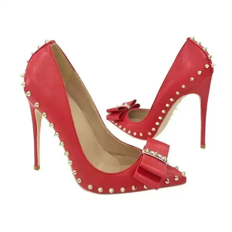 Riviera Bow Court Heels – Chic High Heel Pumps