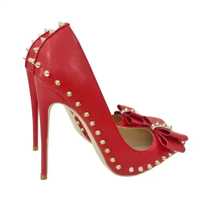 Riviera Bow Court Heels – Chic High Heel Pumps