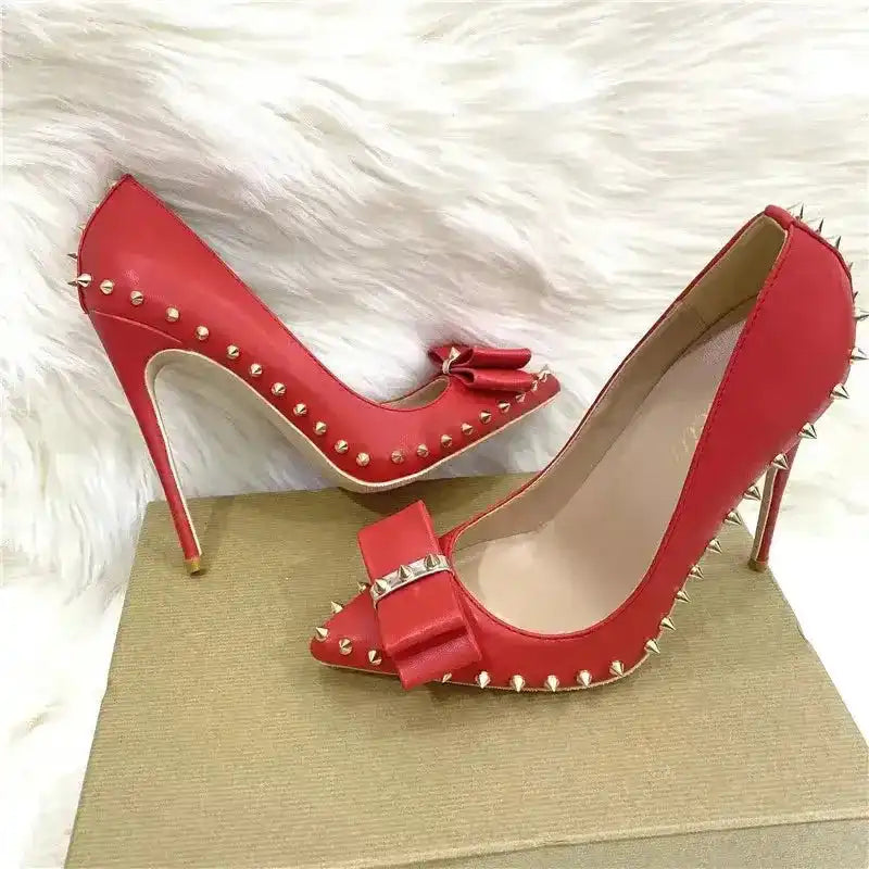 Riviera Bow Court Heels – Chic High Heel Pumps
