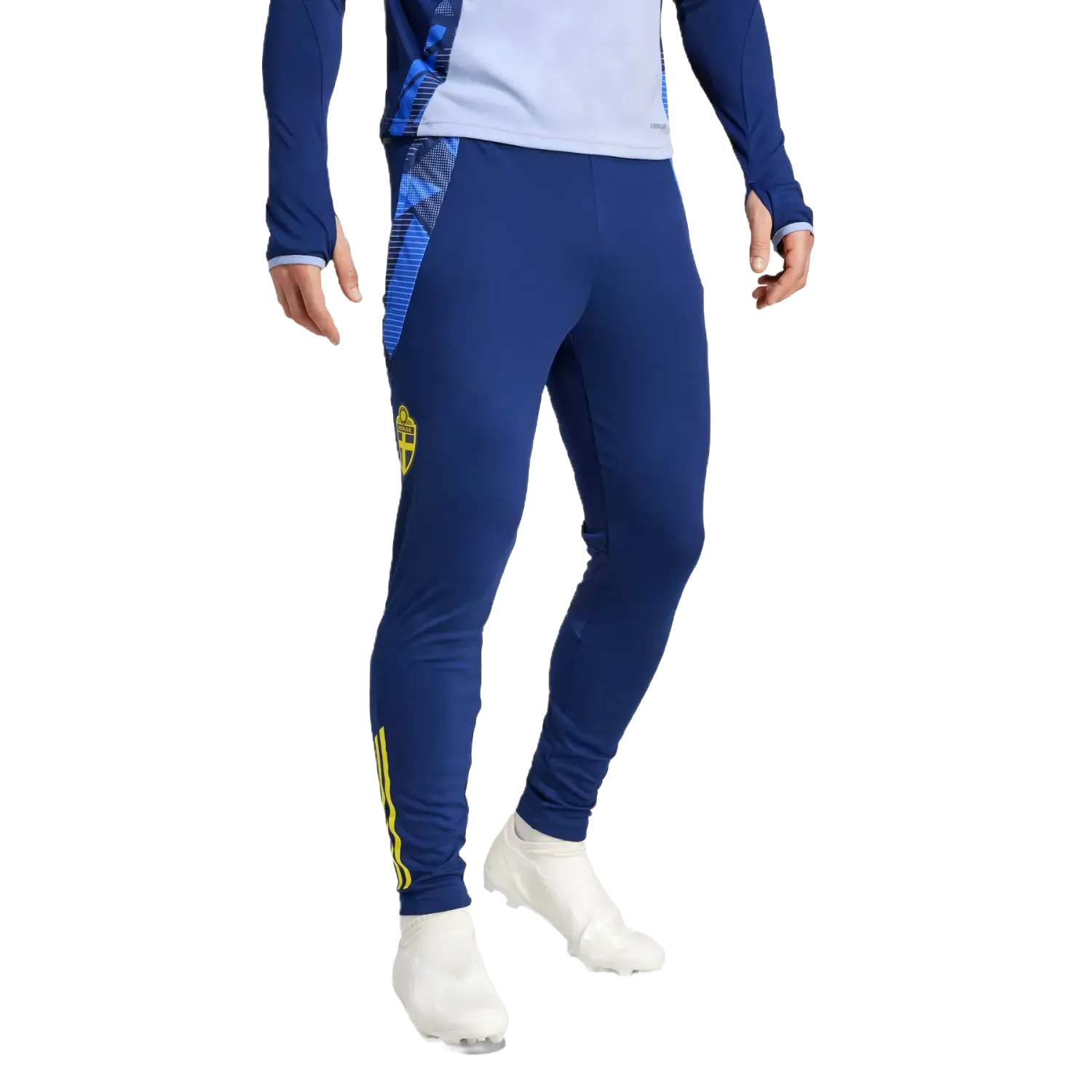 Sweden training bench soccer tracksuit 2024/25 - Adidas