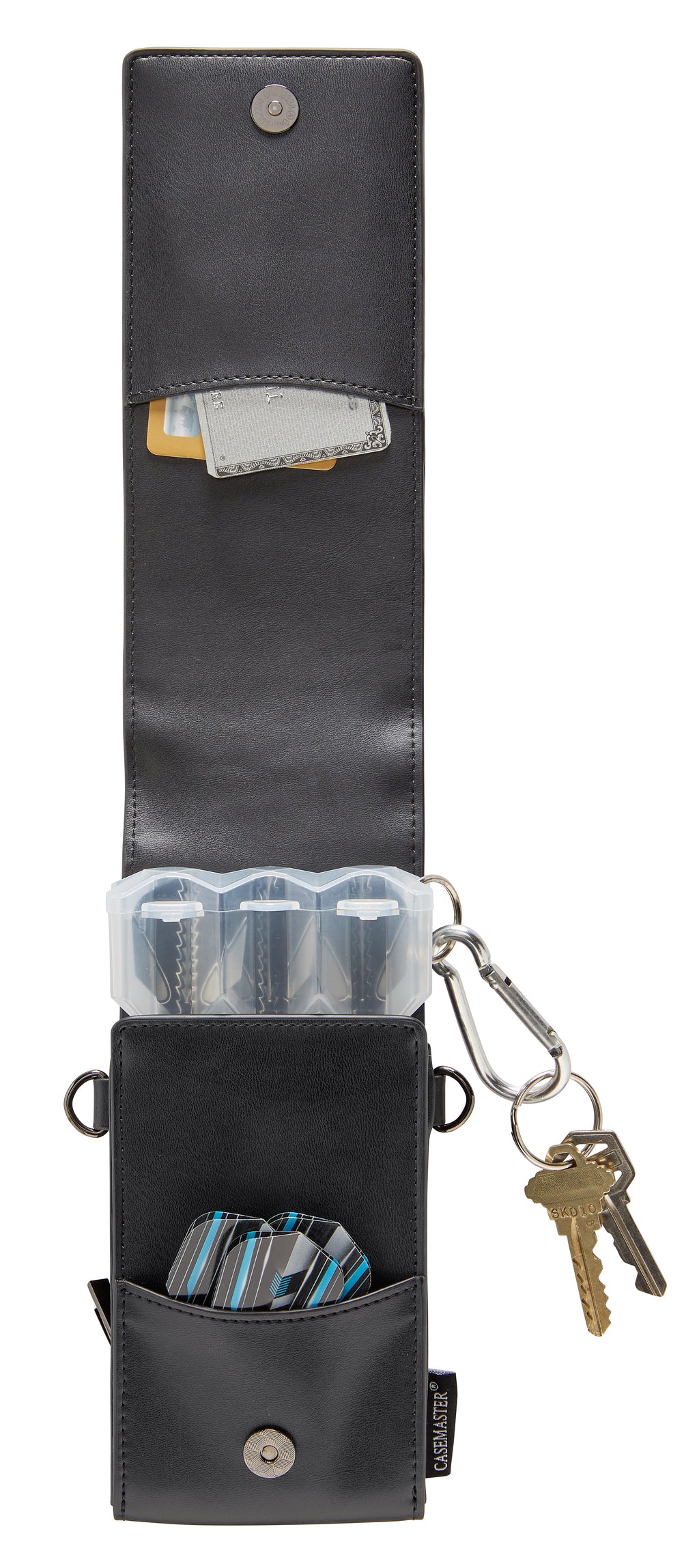 Casemaster Voyager Plus Dart Wallet with Nomad Dart Case | Black