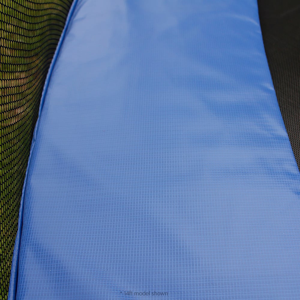 NNEDPE Trampoline 10ft with  Basket ball set - Blue