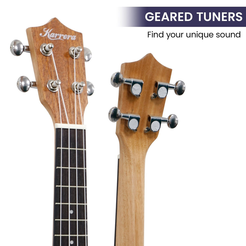 NNEDPE 23in Ukulele Guitar - Natural