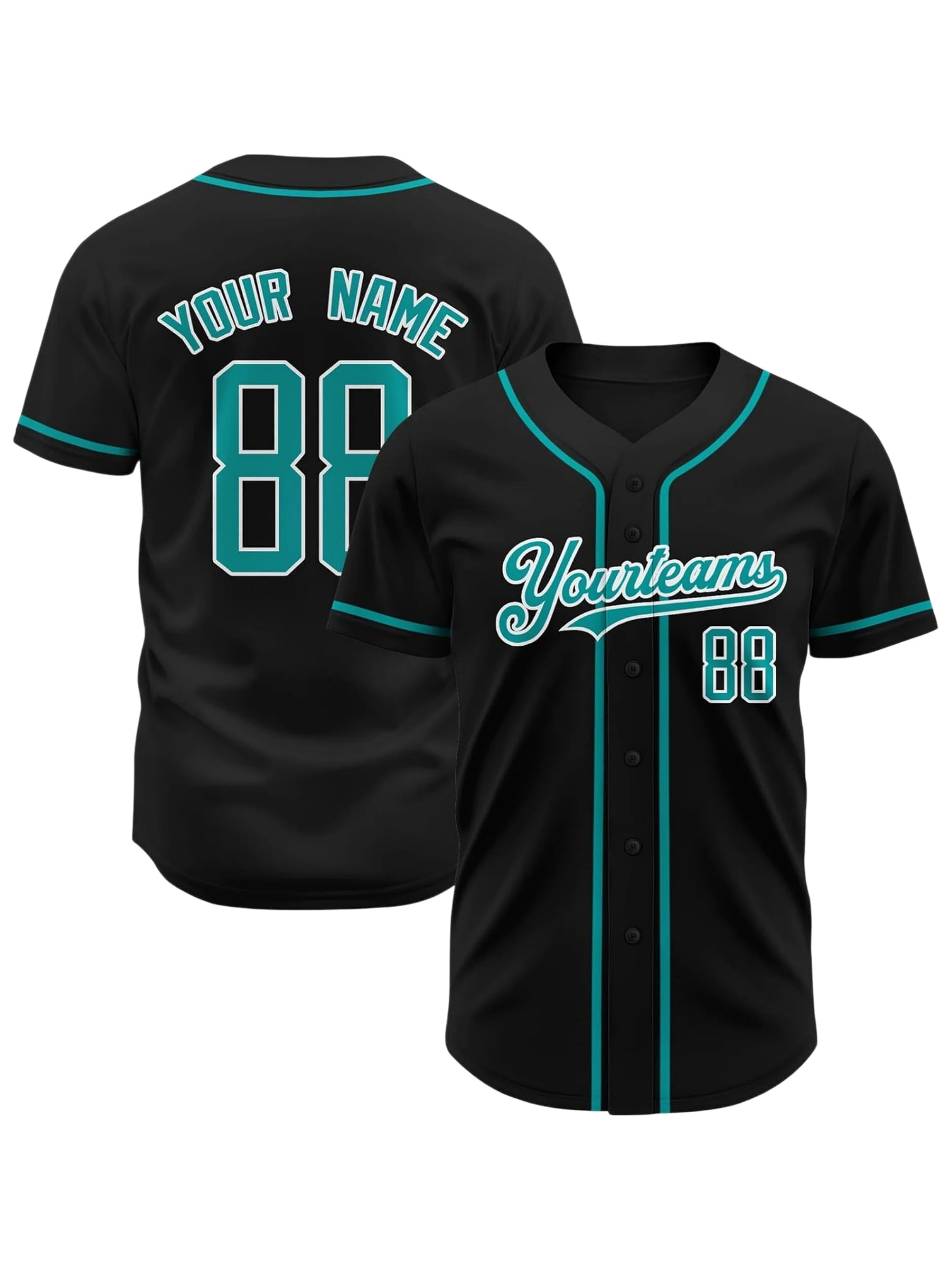 Custom baseball uniforms, custom baseball jerseys, everyday short-sleeve shirts for men and women, custom names and logos
